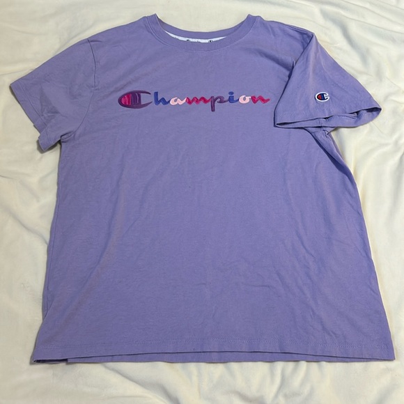 Lavender multicolor champion T-shirt - Picture 1 of 3